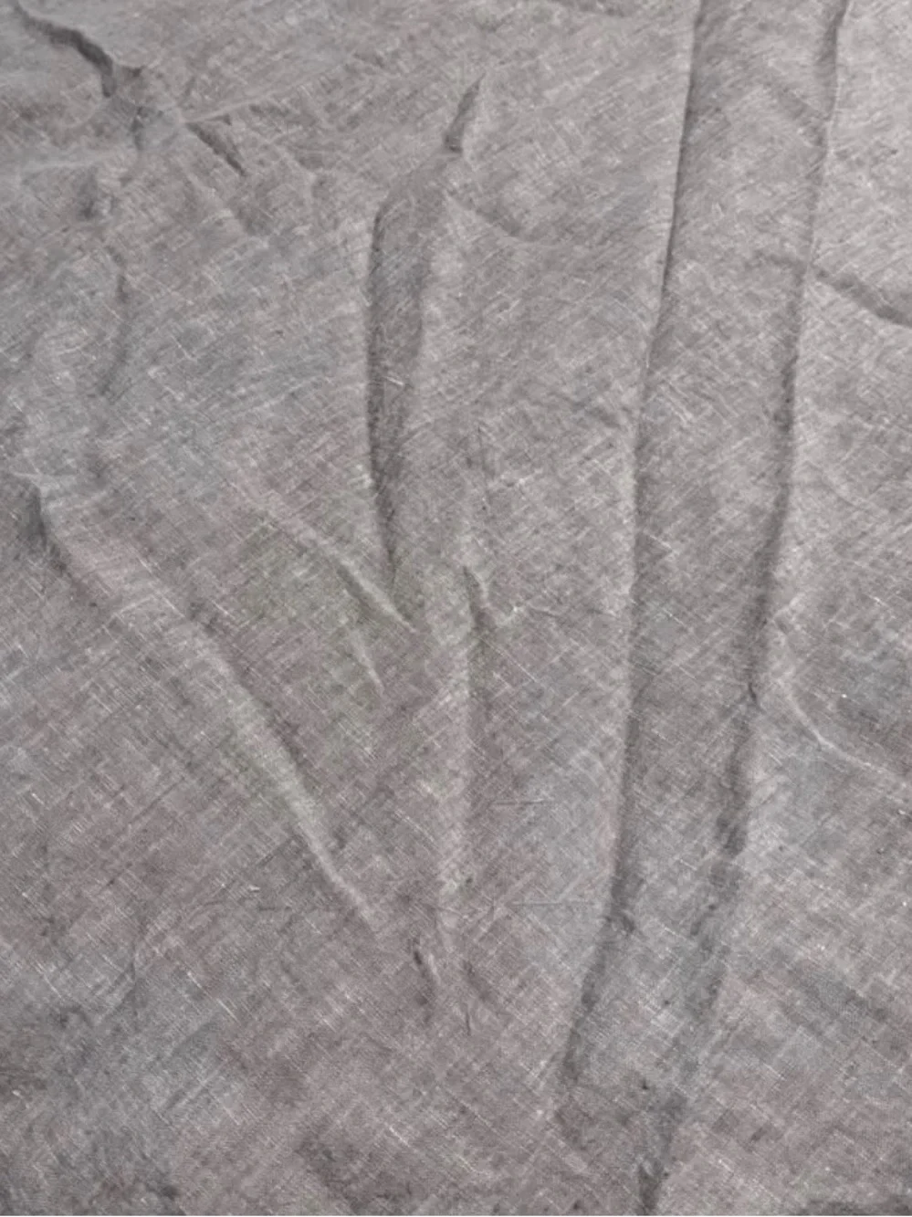 Pottery Barn Linen Belgian flax Duvet Cover flagstone - Light Gray king size